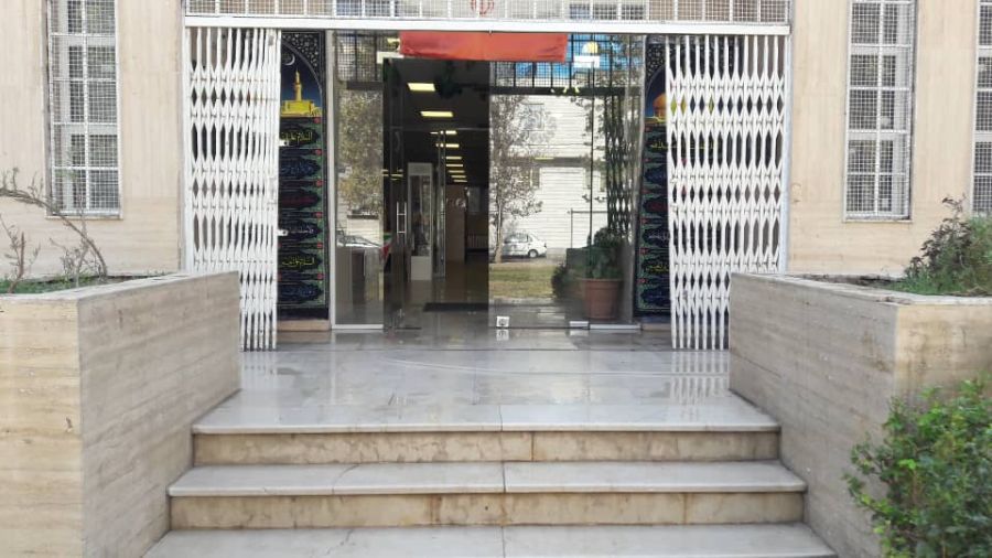 ورودی کتابخانه شهدا